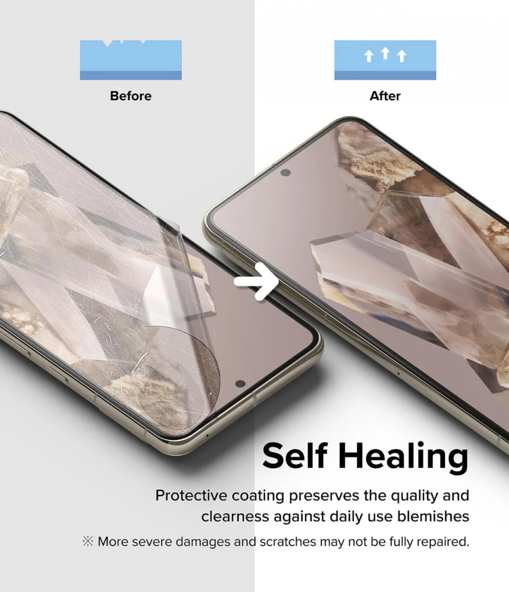 Ringke Dual Easy Film Google Pixel 8 Pro Screen Protector met Jig 2-Pack afbeelding 8
