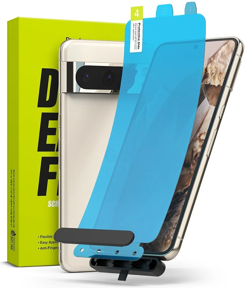 Ringke Dual Easy Film Google Pixel 8 Pro Screen Protector Jig 2-Pack afbeelding 1