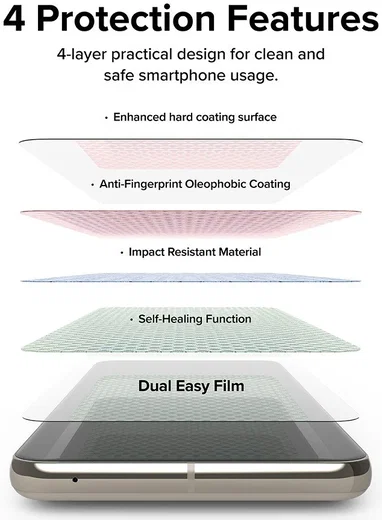 Ringke Dual Easy Film Google Pixel 8 Pro Screen Protector Jig 2-Pack afbeelding 5