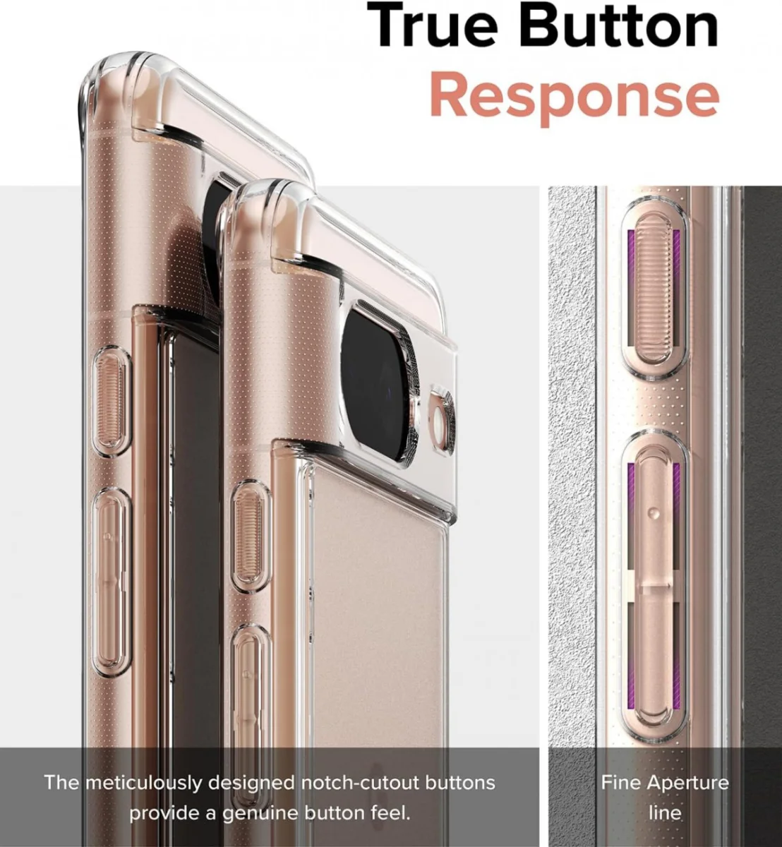 Ringke Fusion Google Pixel 8 Hoesje Back Cover Transparant afbeelding 8