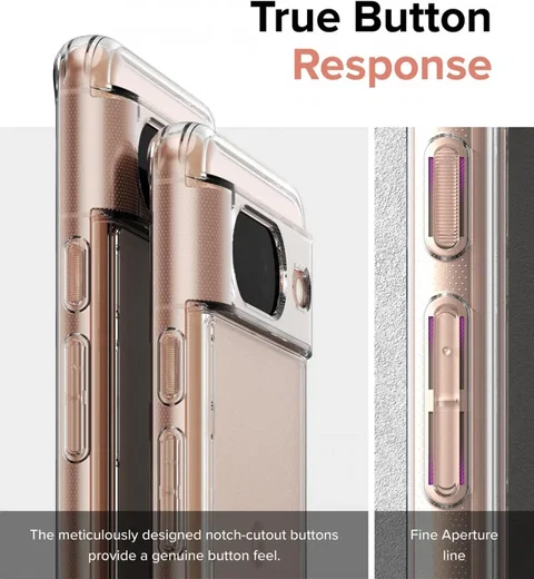 Ringke Fusion Google Pixel 8 Hoesje Back Cover Transparant afbeelding 8