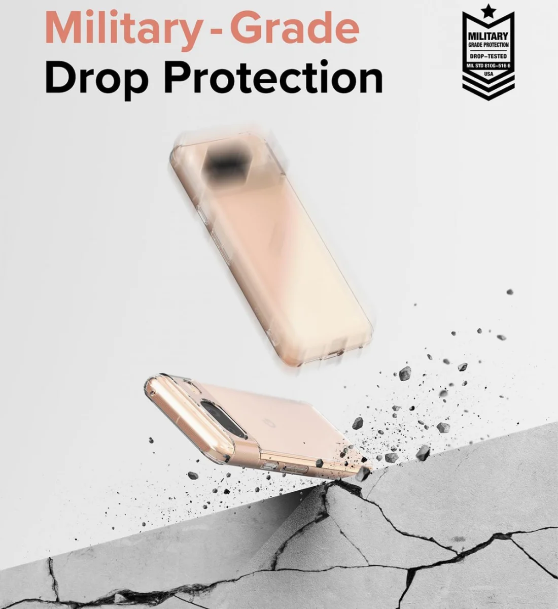 Ringke Fusion Google Pixel 8 Hoesje Back Cover Matte Transparant afbeelding 4