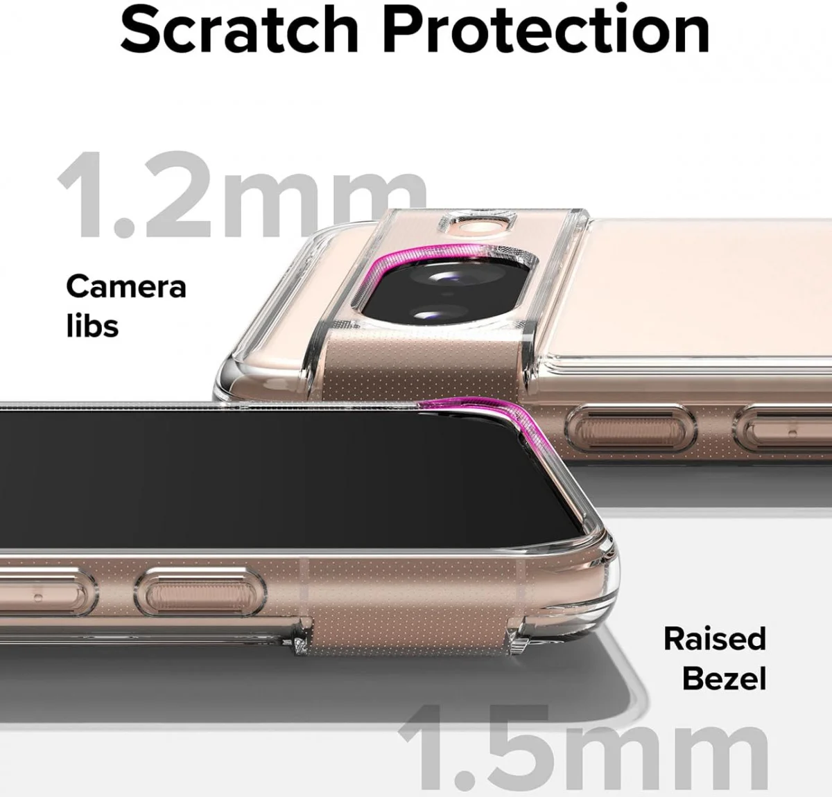 Ringke Fusion Google Pixel 8 Hoesje Back Cover Matte Transparant afbeelding 7