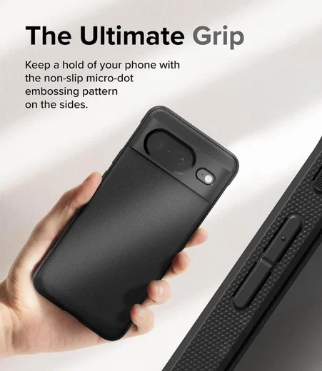 Ringke Onyx Google Pixel 8 Hoesje Flexibel TPU Back Cover Zwart afbeelding 5