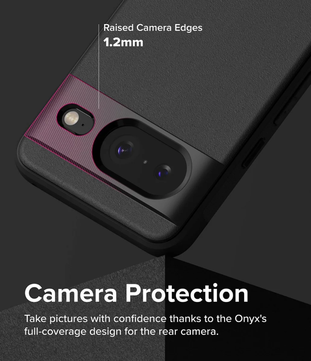 Ringke Onyx Google Pixel 8 Hoesje Flexibel TPU Back Cover Zwart afbeelding 7
