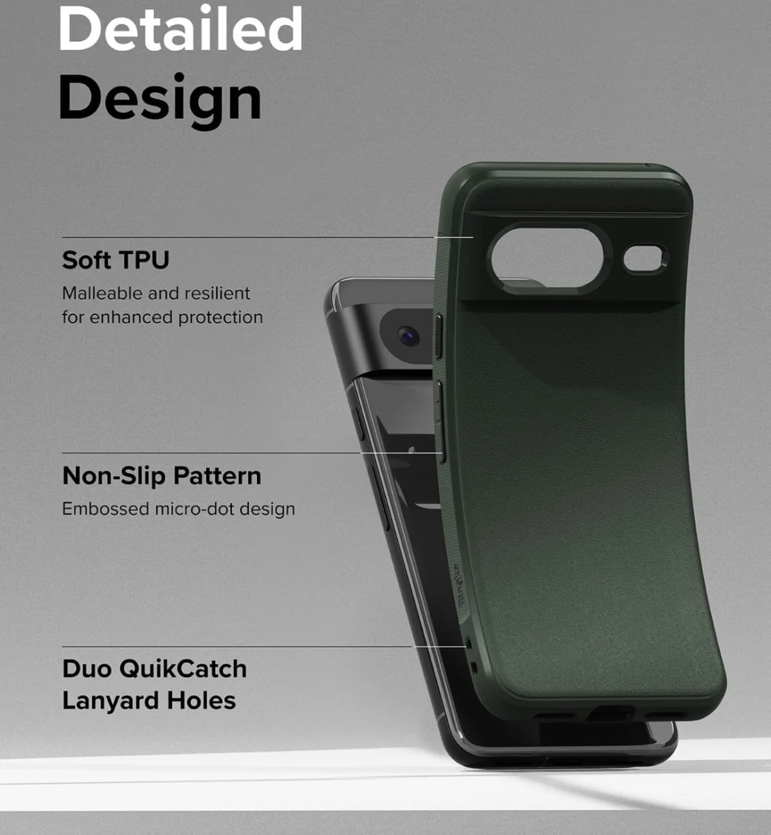 Ringke Onyx Google Pixel 8 Hoesje Flexibel TPU Back Cover Groen afbeelding 8