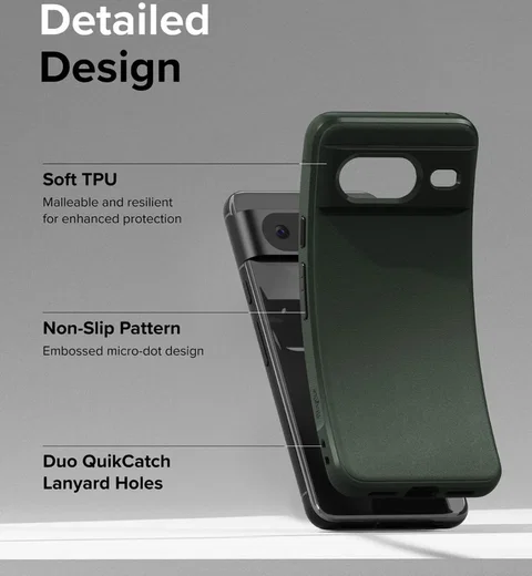 Ringke Onyx Google Pixel 8 Hoesje Flexibel TPU Back Cover Groen afbeelding 8