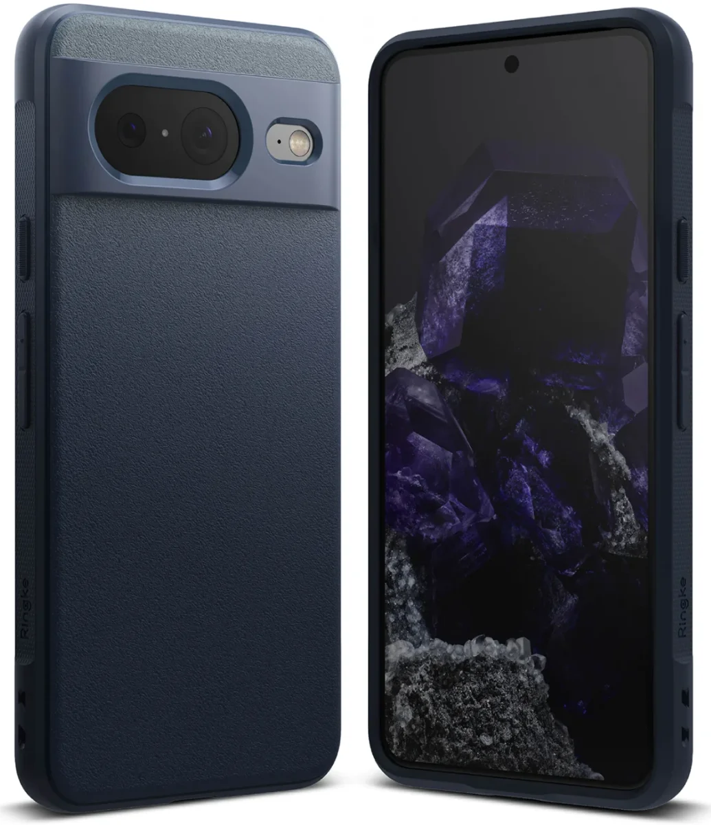 Ringke Onyx Google Pixel 8 Hoesje Flexibel TPU Back Cover Blauw afbeelding 2