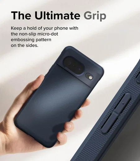 Ringke Onyx Google Pixel 8 Hoesje Flexibel TPU Back Cover Blauw afbeelding 5