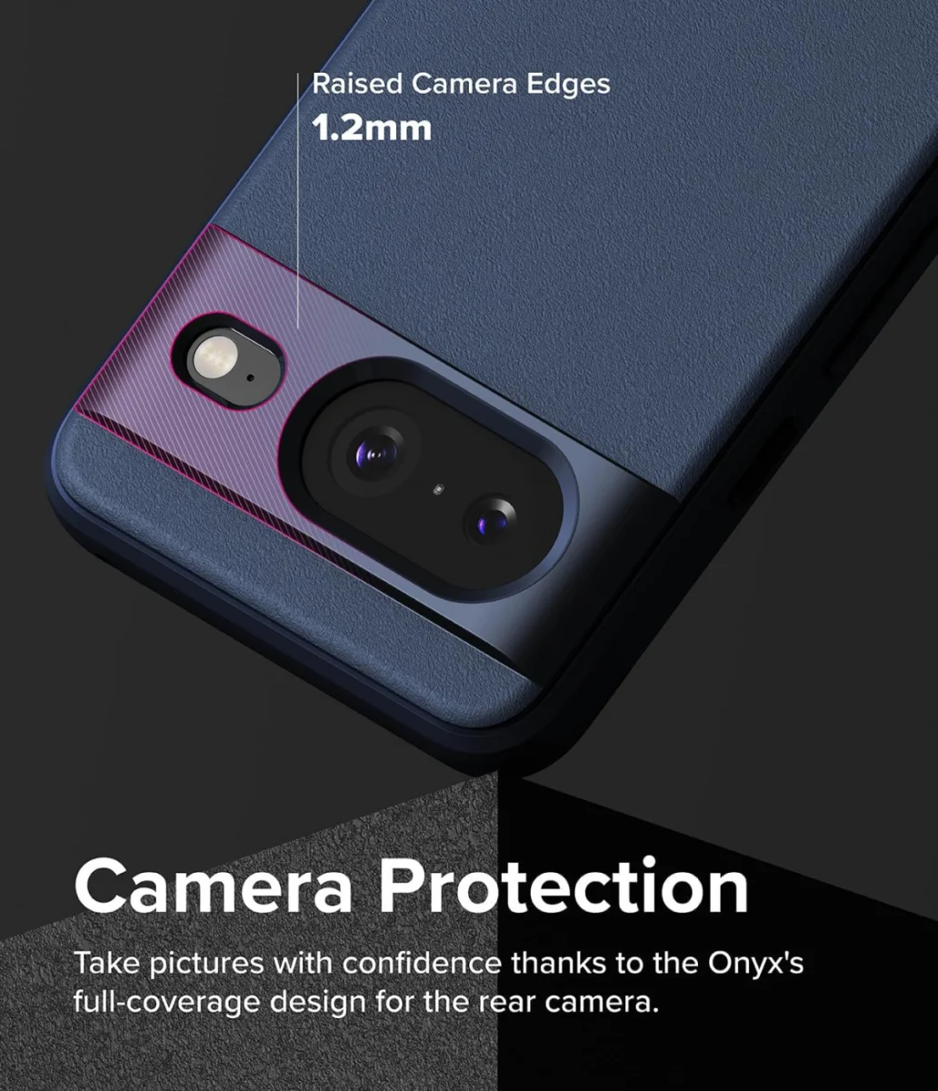 Ringke Onyx Google Pixel 8 Hoesje Flexibel TPU Back Cover Blauw afbeelding 7