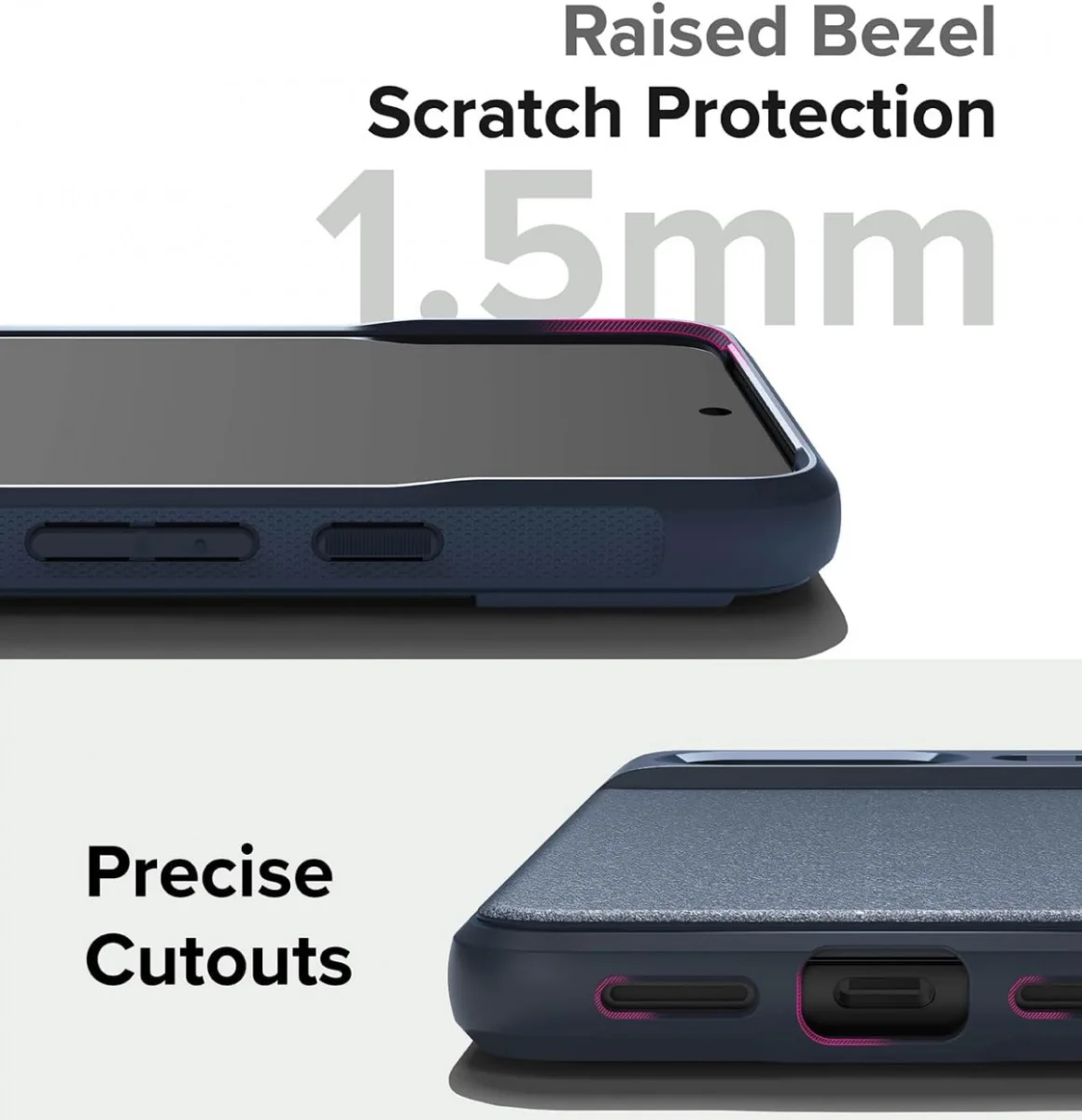 Ringke Onyx Google Pixel 8 Hoesje Flexibel TPU Back Cover Blauw afbeelding 9