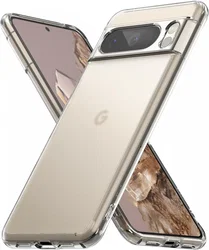 Ringke Fusion Google Pixel 8 Pro Hoesje Back Cover Matte Transparant afbeelding