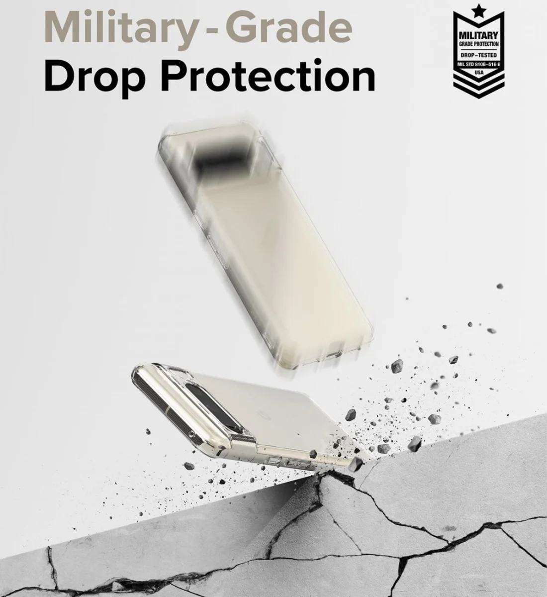 Ringke Fusion Google Pixel 8 Pro Hoesje Back Cover Matte Transparant afbeelding 4