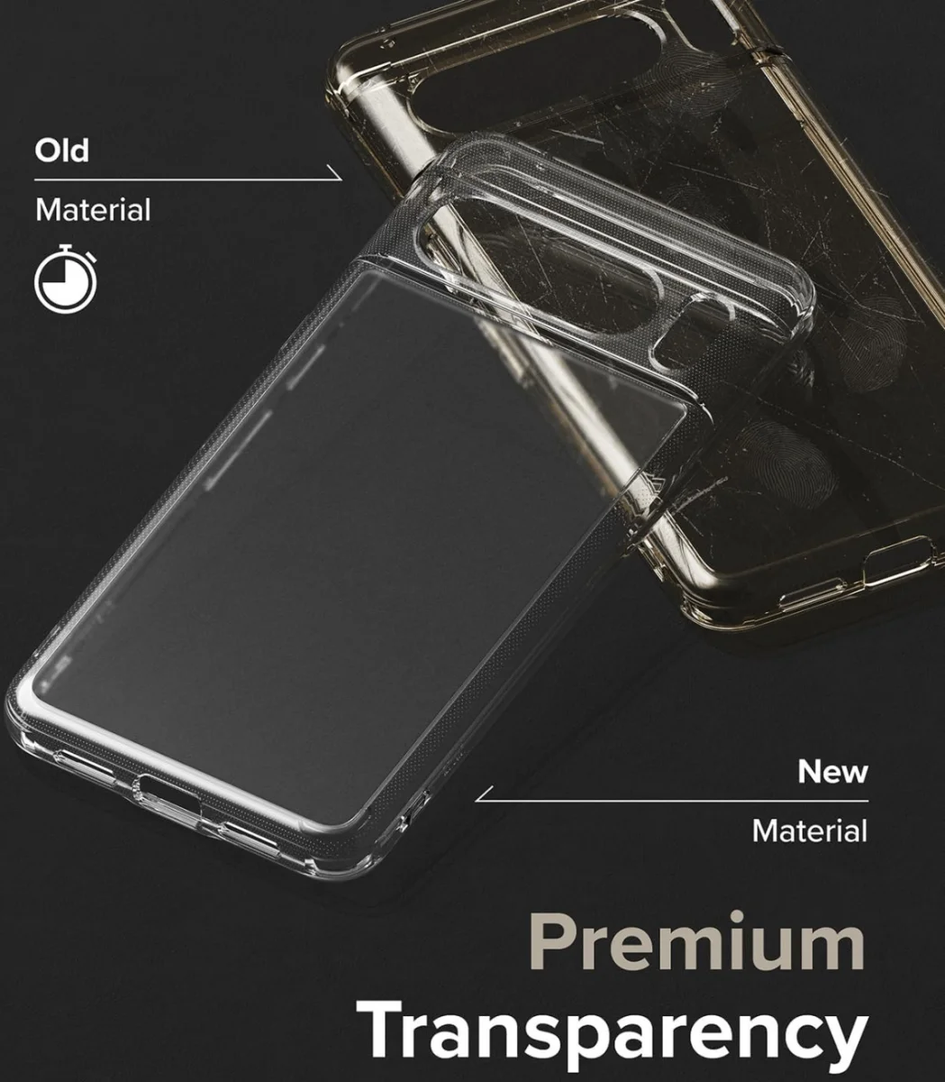 Ringke Fusion Google Pixel 8 Pro Hoesje Back Cover Matte Transparant afbeelding 5