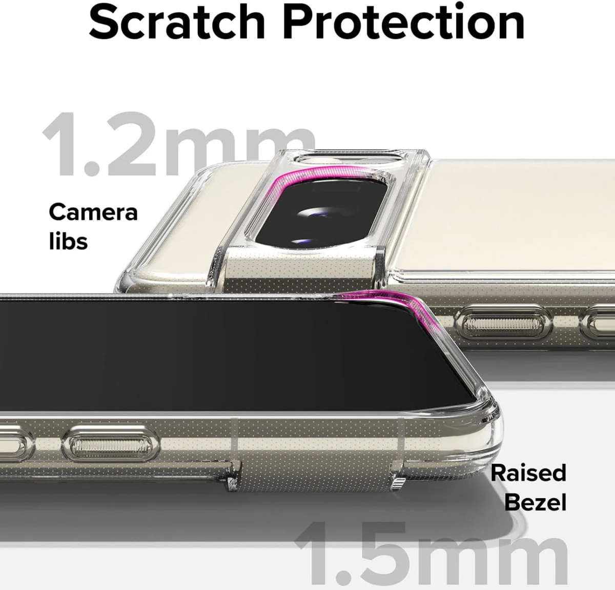 Ringke Fusion Google Pixel 8 Pro Hoesje Back Cover Matte Transparant afbeelding 7