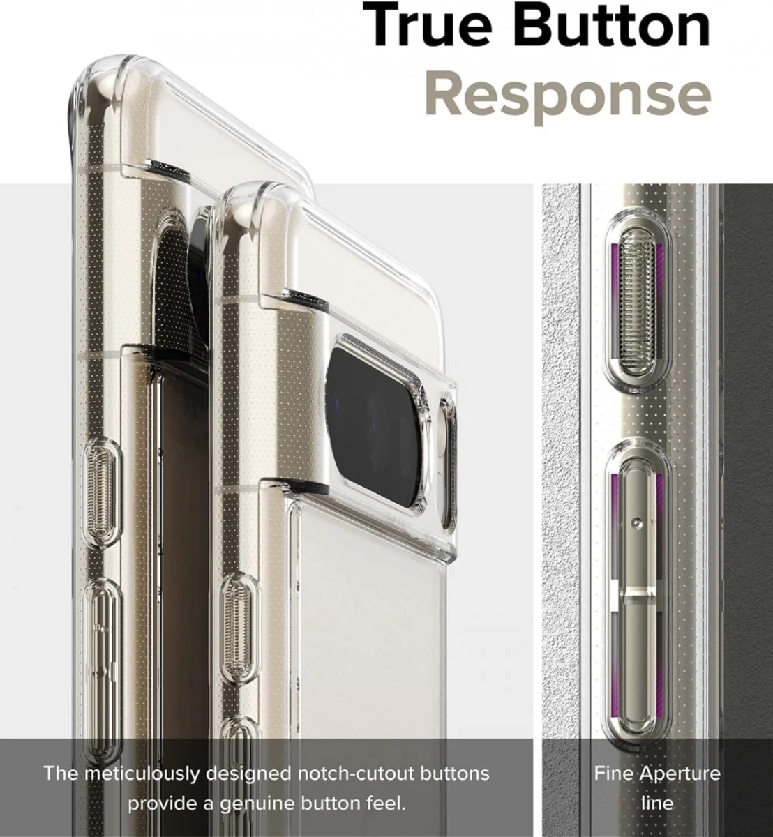 Ringke Fusion Google Pixel 8 Pro Hoesje Back Cover Matte Transparant afbeelding 8