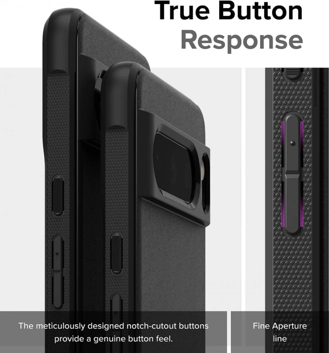 Ringke Onyx Google Pixel 8 Pro Hoesje Flexibel TPU Back Cover Zwart afbeelding 10