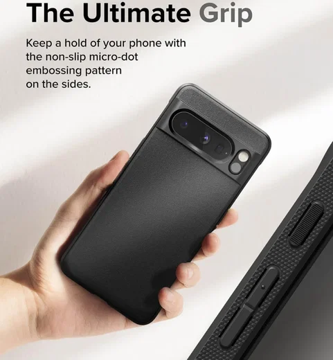 Ringke Onyx Google Pixel 8 Pro Hoesje Flexibel TPU Back Cover Zwart afbeelding 5