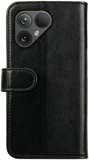 Rosso Element Fairphone 5 Hoesje Book Case Wallet Zwart afbeelding 2