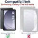 Samsung Galaxy Tab A9 Hoes met Screen Protector en Handriem Zwart afbeelding 2