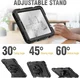 Samsung Galaxy Tab A9 Hoes met Screen Protector en Handriem Zwart afbeelding 8