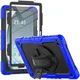 Samsung Galaxy Tab A9 Hoes met Screen Protector en Handriem Blauw