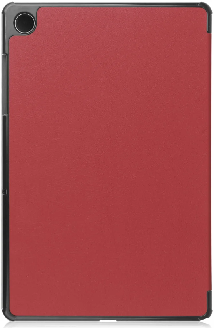 Samsung Galaxy Tab A11 / Tab A9 Hoes Tri-Fold Book Case Standaard Rood afbeelding 2