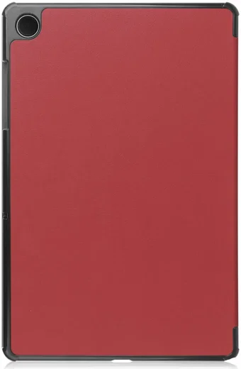 Samsung Galaxy Tab A11 / Tab A9 Hoes Tri-Fold Book Case Standaard Rood afbeelding 2