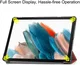 Samsung Galaxy Tab A11 / Tab A9 Hoes Tri-Fold Book Case Standaard Rood afbeelding 6