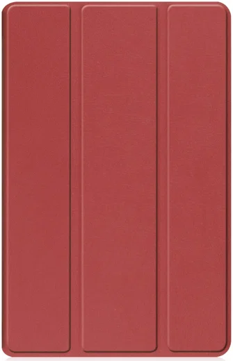 Samsung Galaxy Tab A11 / Tab A9 Hoes Tri-Fold Book Case Standaard Rood afbeelding 9