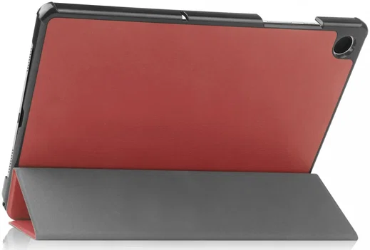 Samsung Galaxy Tab A11 / Tab A9 Hoes Tri-Fold Book Case Standaard Rood afbeelding 10
