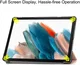 Samsung Galaxy Tab A11 / Tab A9 Hoes Tri-Fold Book Case Standaard Roze Goud afbeelding 8