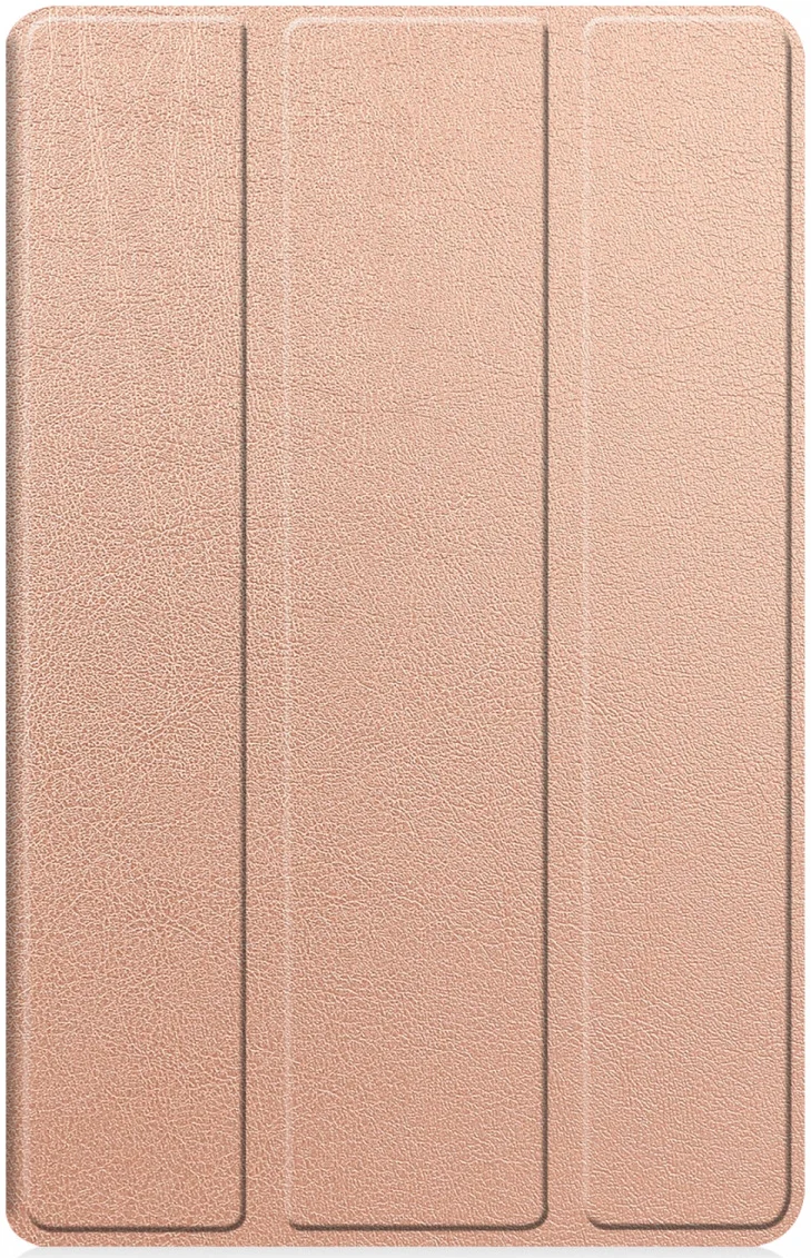Samsung Galaxy Tab A11 / Tab A9 Hoes Tri-Fold Book Case Standaard Roze Goud afbeelding 10