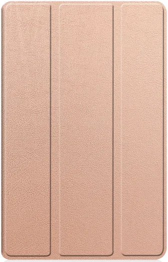 Samsung Galaxy Tab A11 / Tab A9 Hoes Tri-Fold Book Case Standaard Roze Goud afbeelding 10