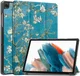 Samsung Galaxy Tab A11 / Tab A9 Hoes Tri-Fold Book Case Standaard Blossom