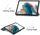 Samsung Galaxy Tab A11 / Tab A9 Hoes Tri-Fold Book Case Standaard Blossom afbeelding 5
