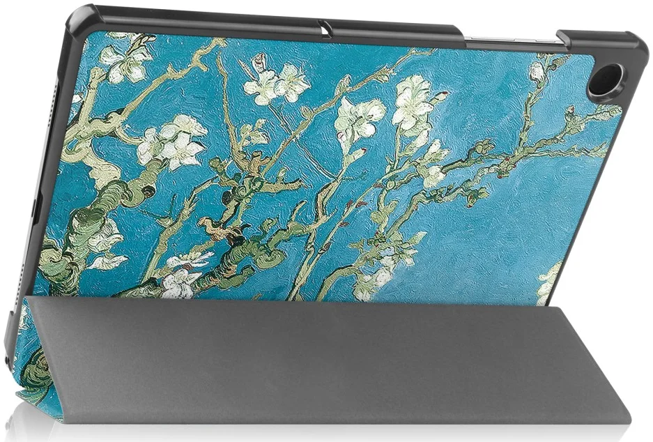 Samsung Galaxy Tab A11 / Tab A9 Hoes Tri-Fold Book Case Standaard Blossom afbeelding 9