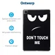 Samsung Galaxy Tab A9 Hoes Tri-Fold Book Case Standaard Touch Print afbeelding 5