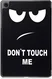 Samsung Galaxy Tab A9 Hoes Tri-Fold Book Case Standaard Touch Print afbeelding 12