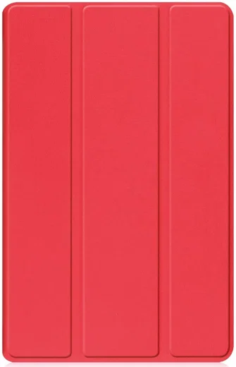 Samsung Tab A11 Plus / A9 Plus Tri-Fold Hoes met Standaard Rood afbeelding 10