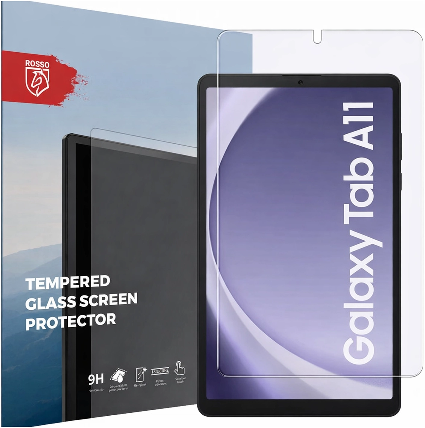 Rosso Samsung Galaxy Tab A11 / A9 9H Tempered Glass Screen Protector afbeelding 1
