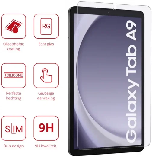 Rosso Samsung Galaxy Tab A11 / A9 9H Tempered Glass Screen Protector afbeelding 3