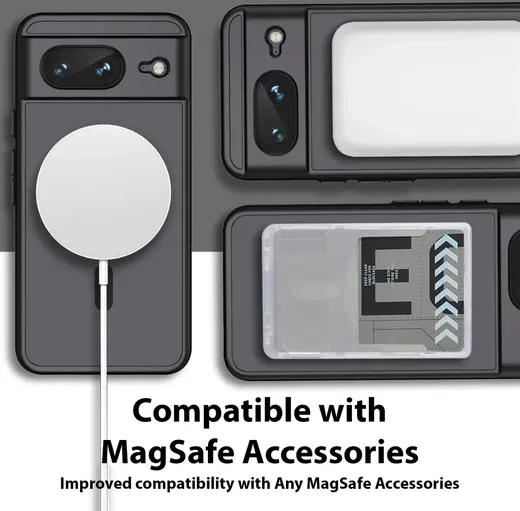 Whitestone Scope Case Google Pixel 8 Hoesje Back Cover Zwart afbeelding 3