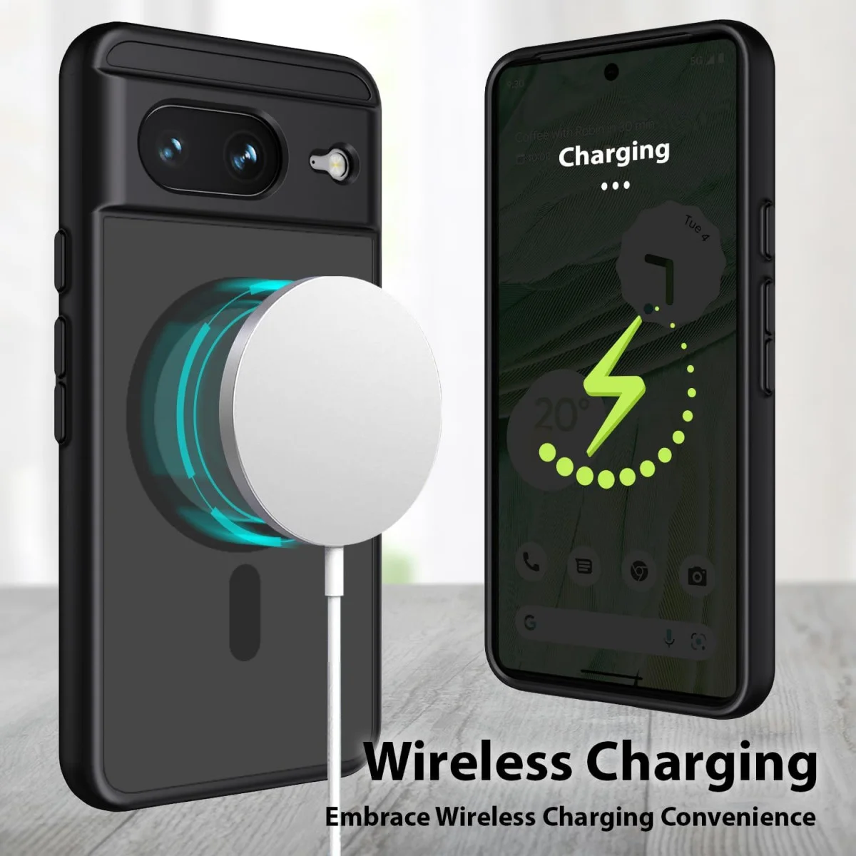 Whitestone Scope Case Google Pixel 8 Hoesje Back Cover Zwart afbeelding 5