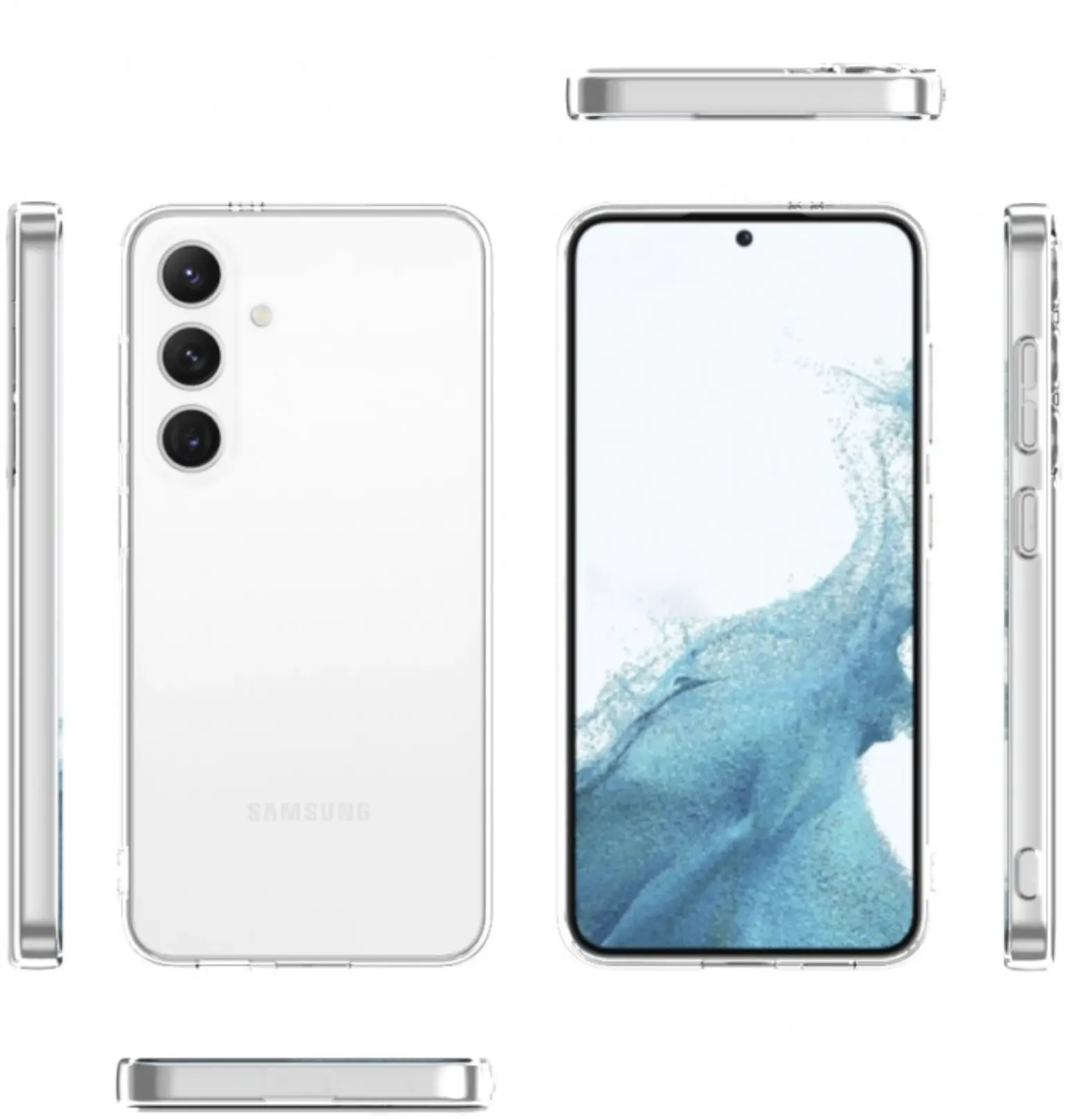 Samsung Galaxy S24 Hoesje Dun TPU Back Cover Transparant afbeelding 9
