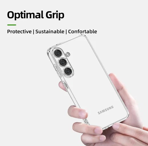 Samsung Galaxy S24 Hoesje Dun TPU Back Cover Transparant afbeelding 6