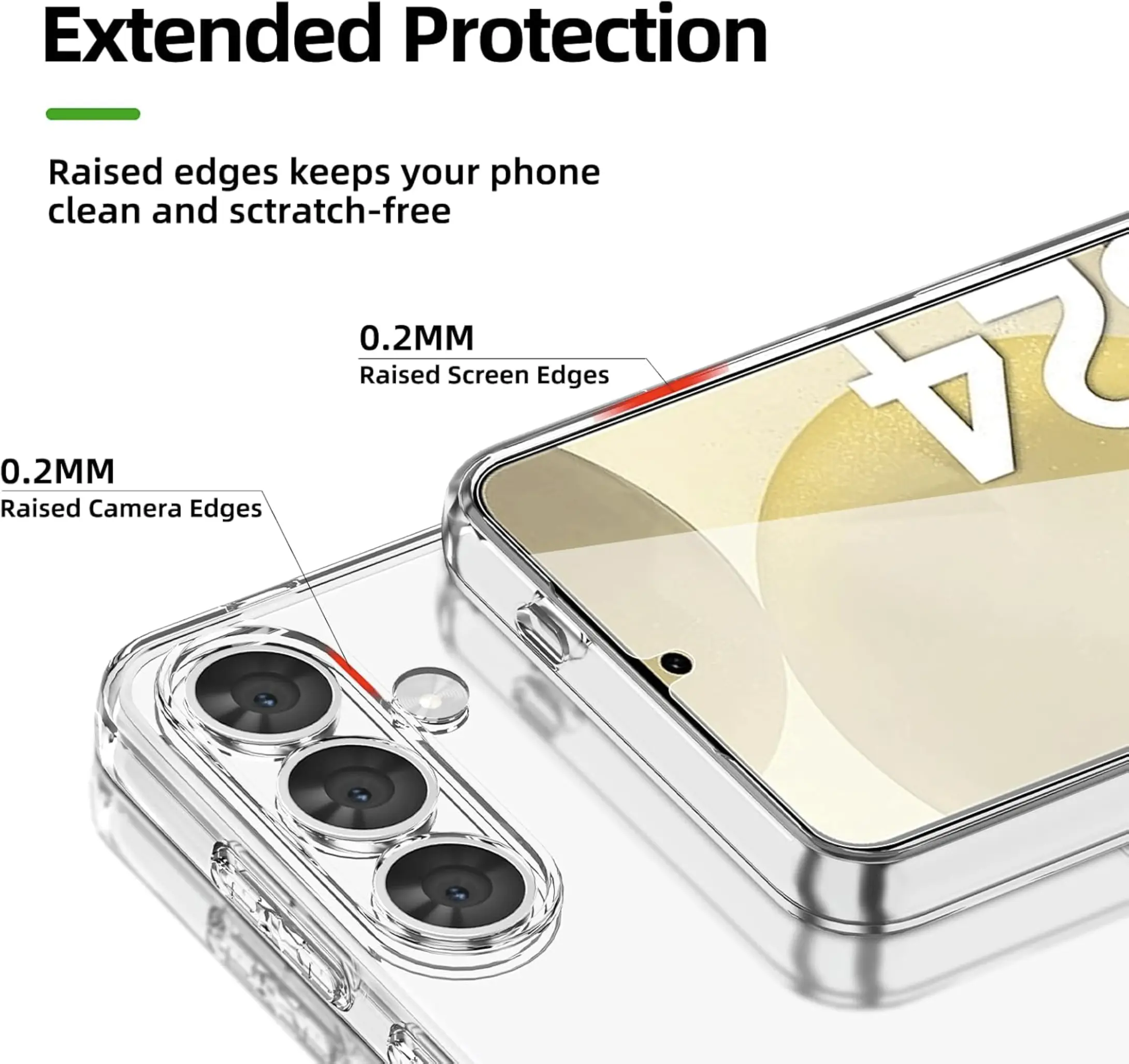 Samsung Galaxy S24 Hoesje Dun TPU Back Cover Transparant afbeelding 5