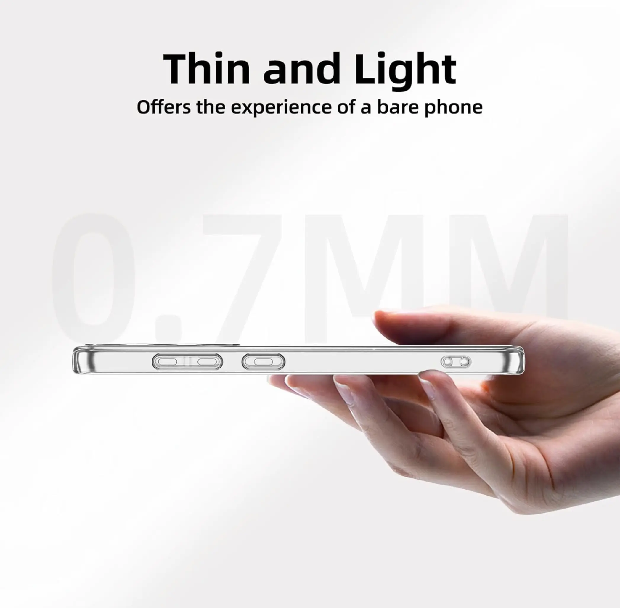Samsung Galaxy S24 Hoesje Dun TPU Back Cover Transparant afbeelding 2