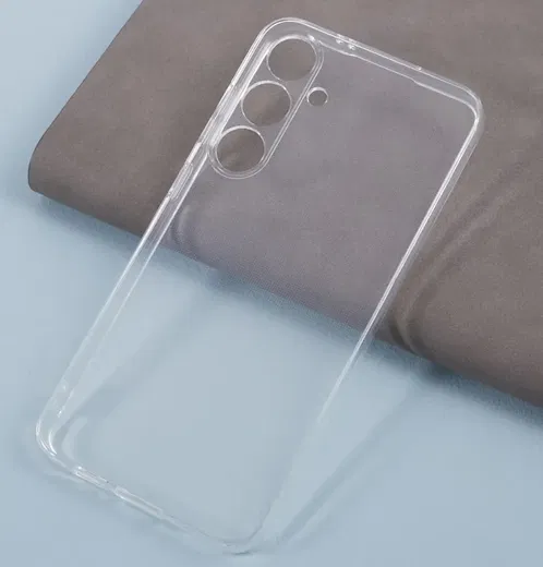 Samsung Galaxy S24 Plus Hoesje Dun TPU Back Cover Transparant afbeelding 3