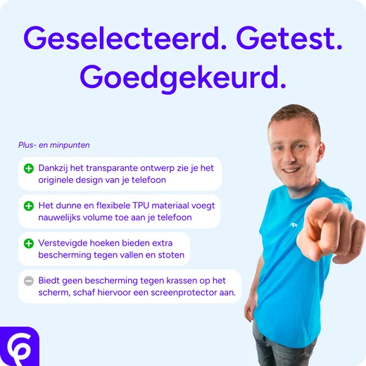 Samsung Galaxy S24 Plus Hoesje Schokbestendig en Dun TPU Transparant afbeelding 4